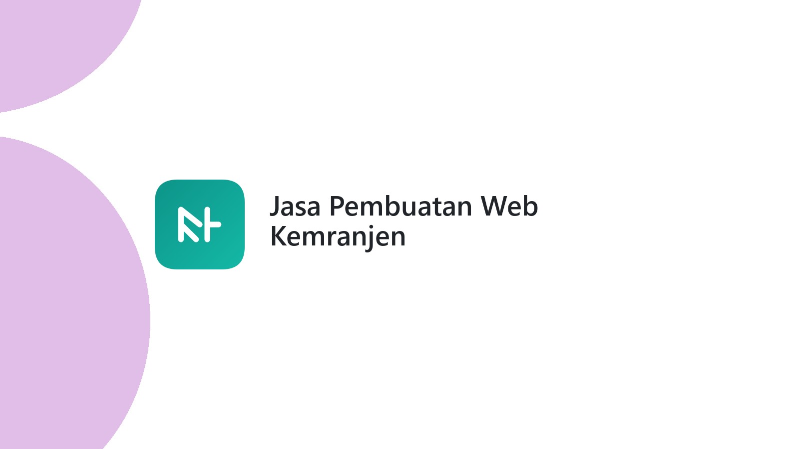 Jasa Pembuatan Web Kemranjen