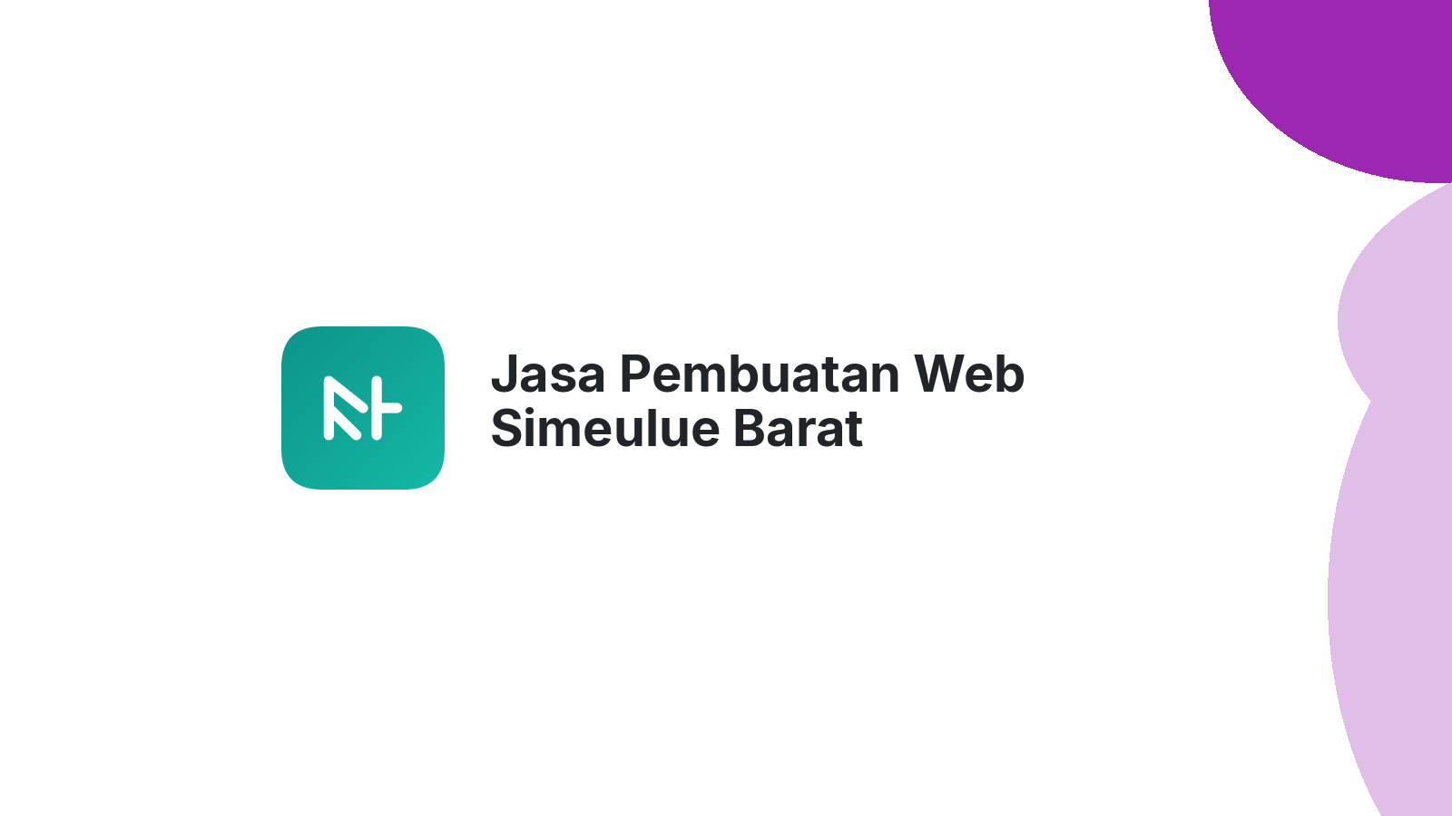 Jasa Pembuatan Web Simeulue Barat