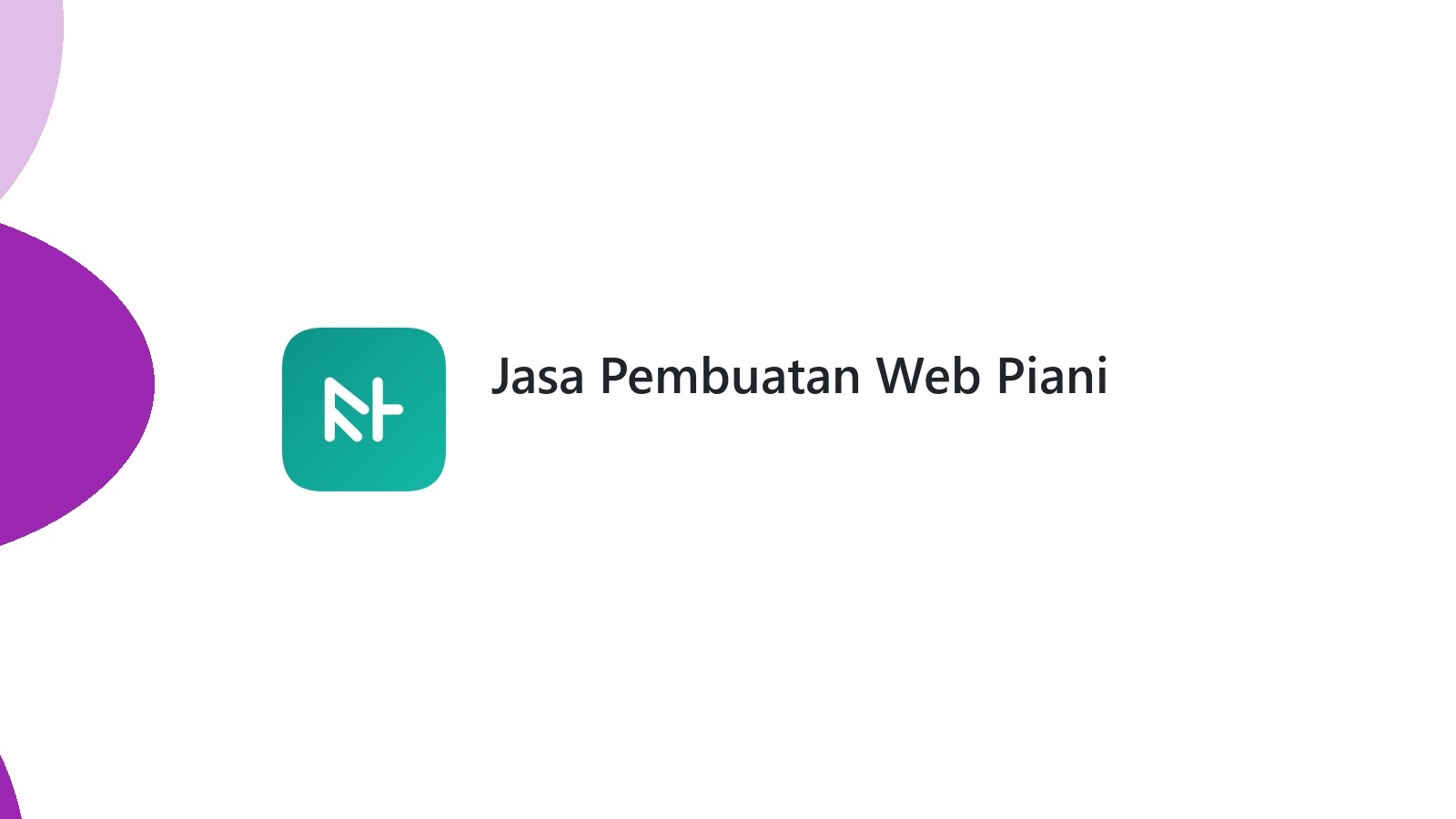 Jasa Pembuatan Web Piani