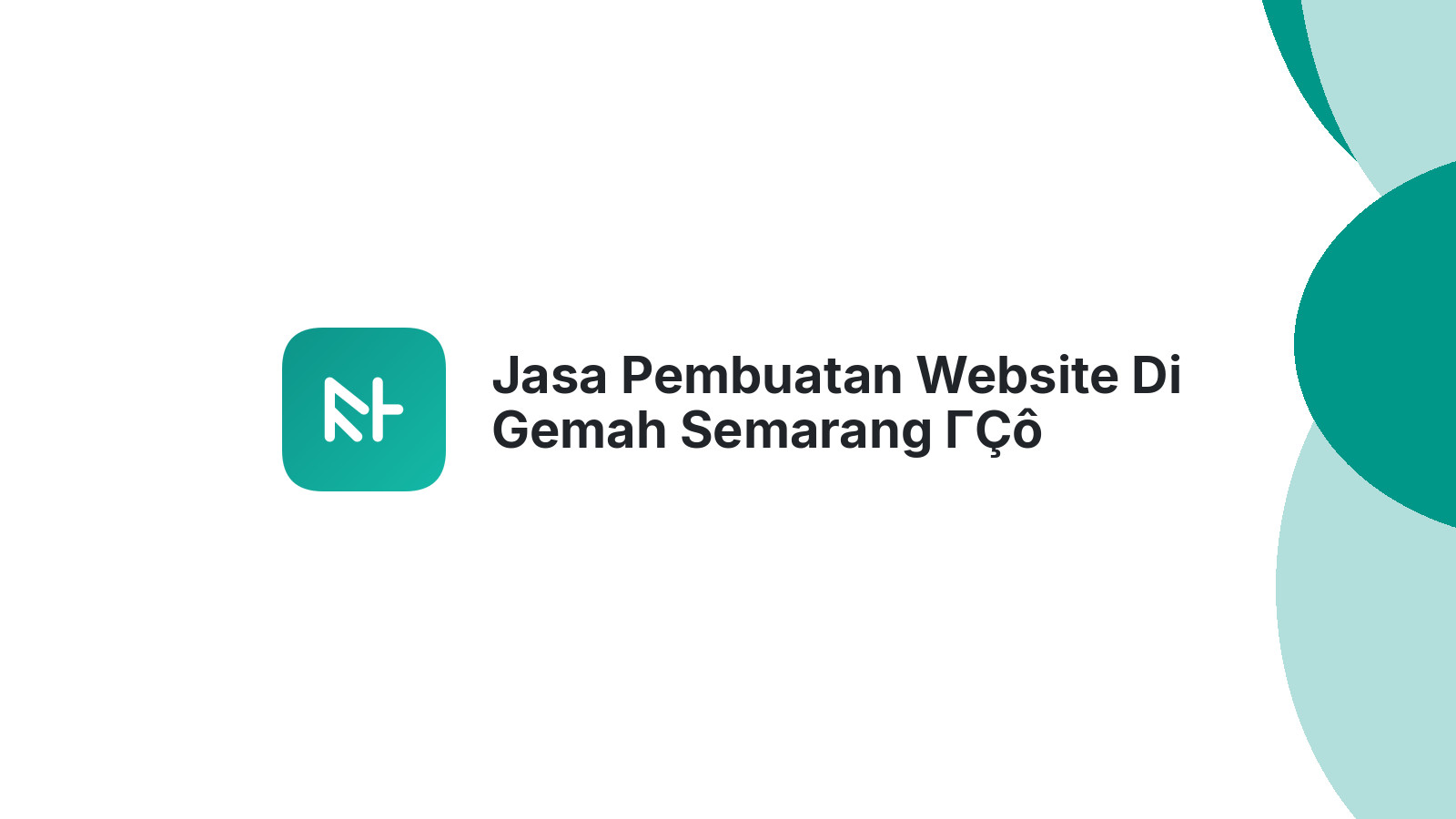 Jasa Pembuatan Website Di Gemah Semarang ΓÇô Profesional & Terjangkau