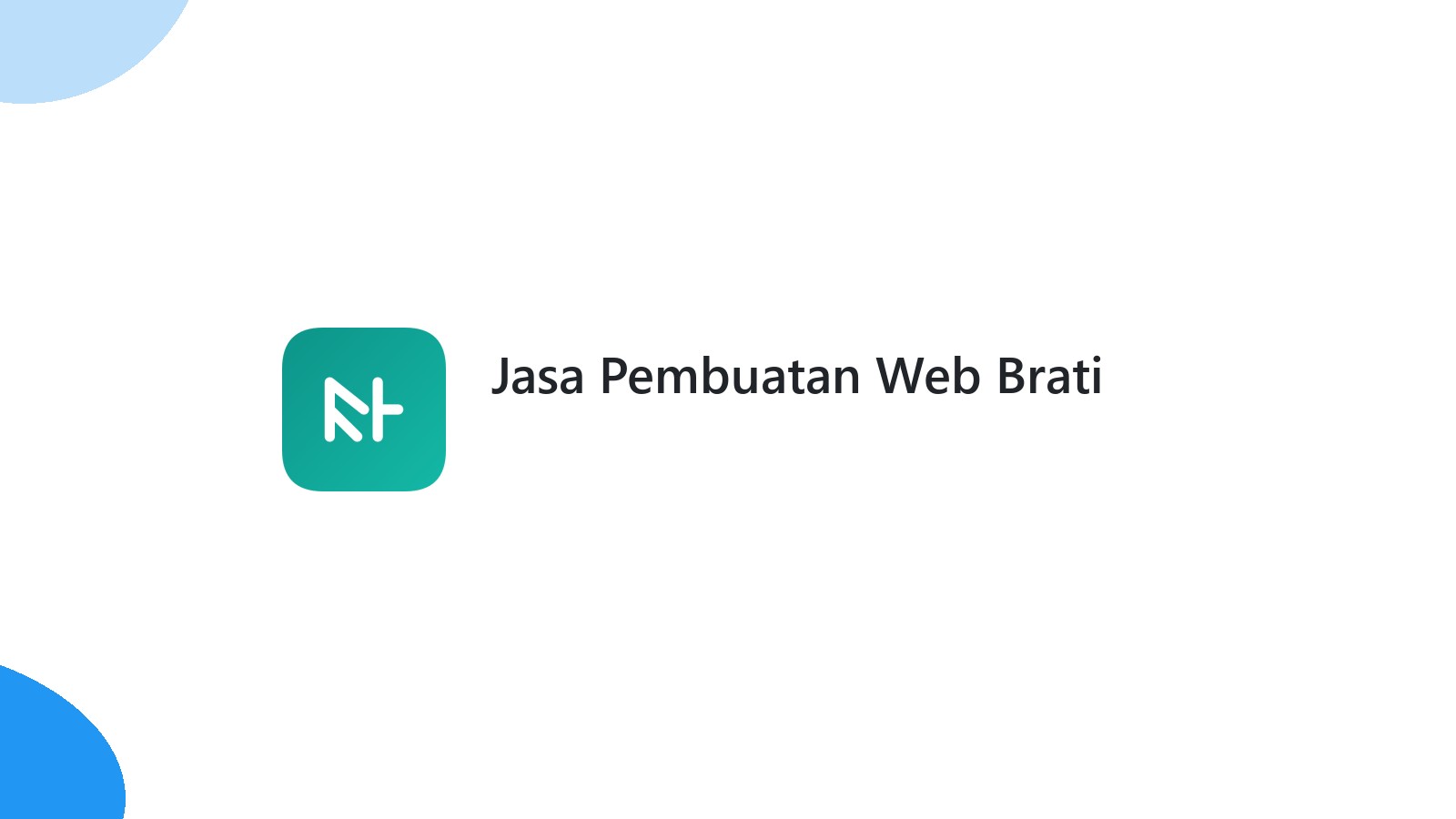 Jasa Pembuatan Web Brati