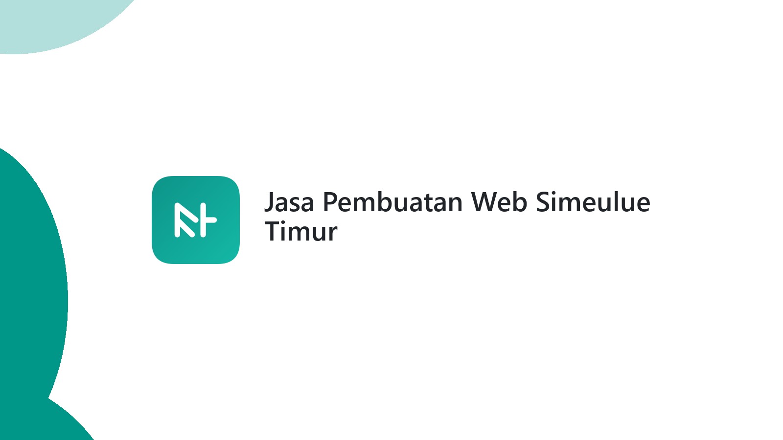 Jasa Pembuatan Web Simeulue Timur