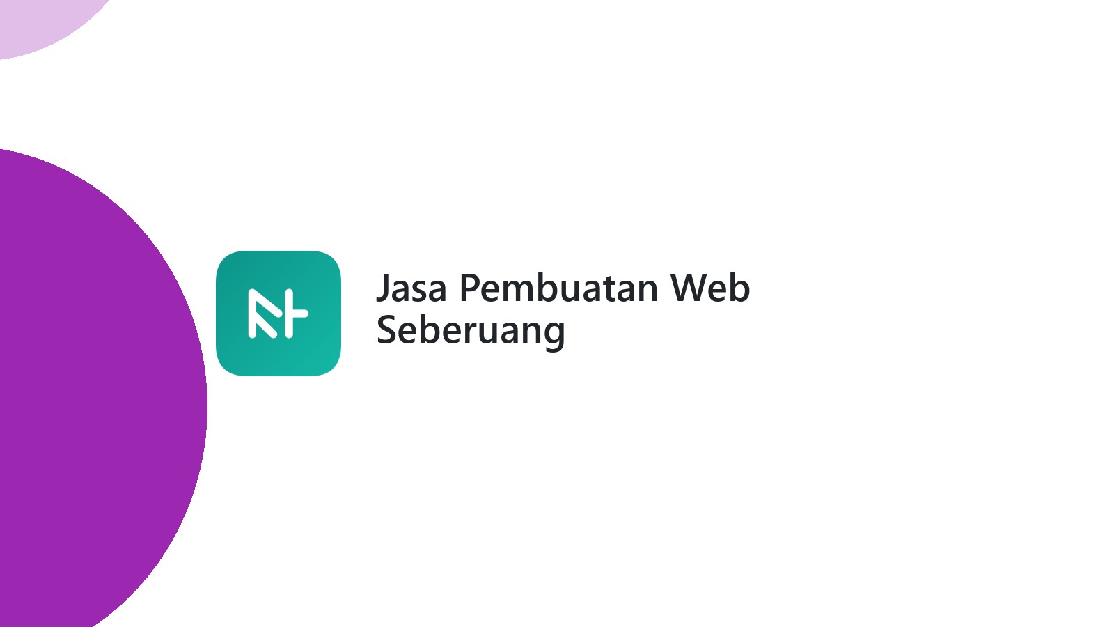 Jasa Pembuatan Web Seberuang