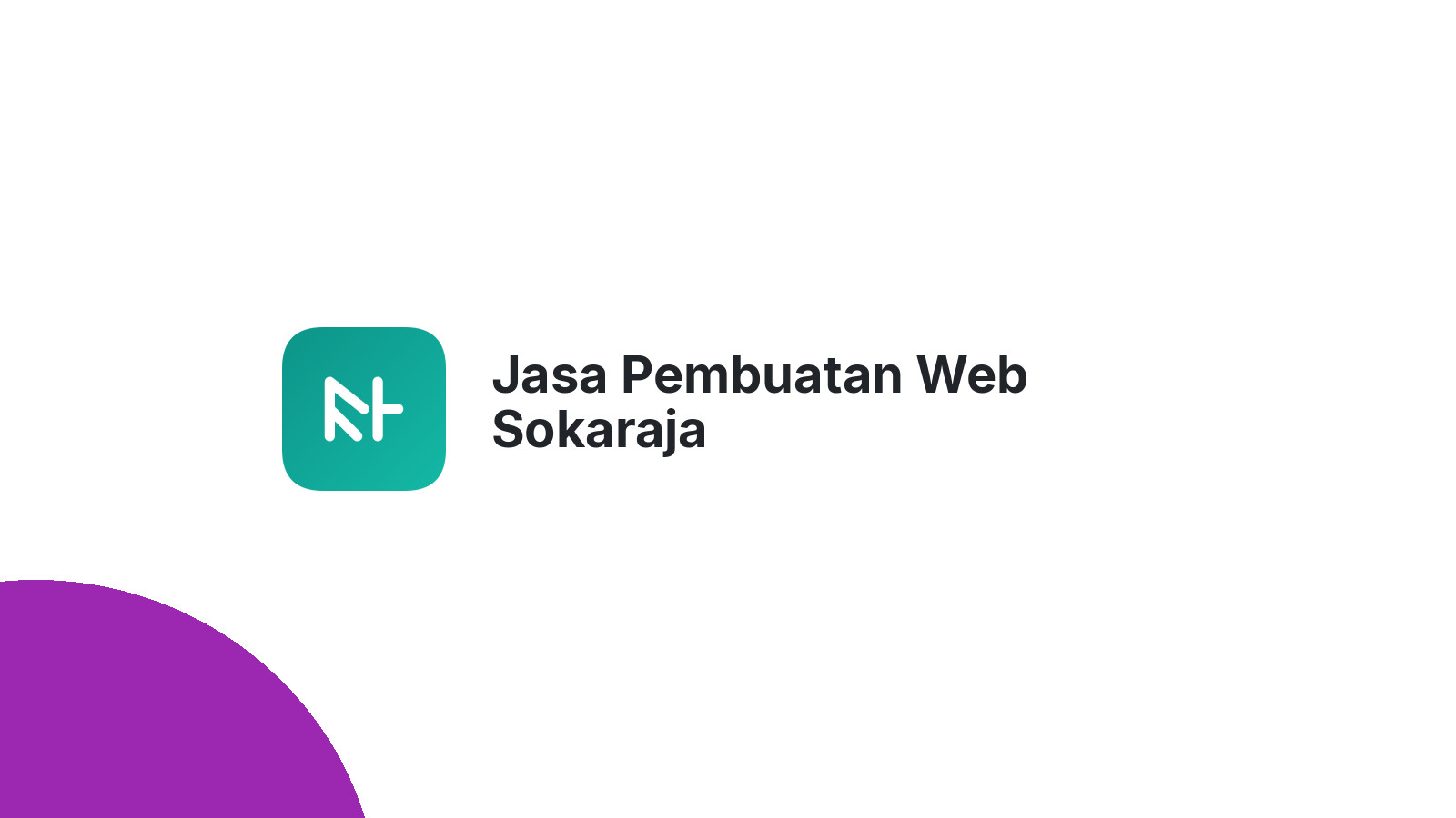 Jasa Pembuatan Web Sokaraja