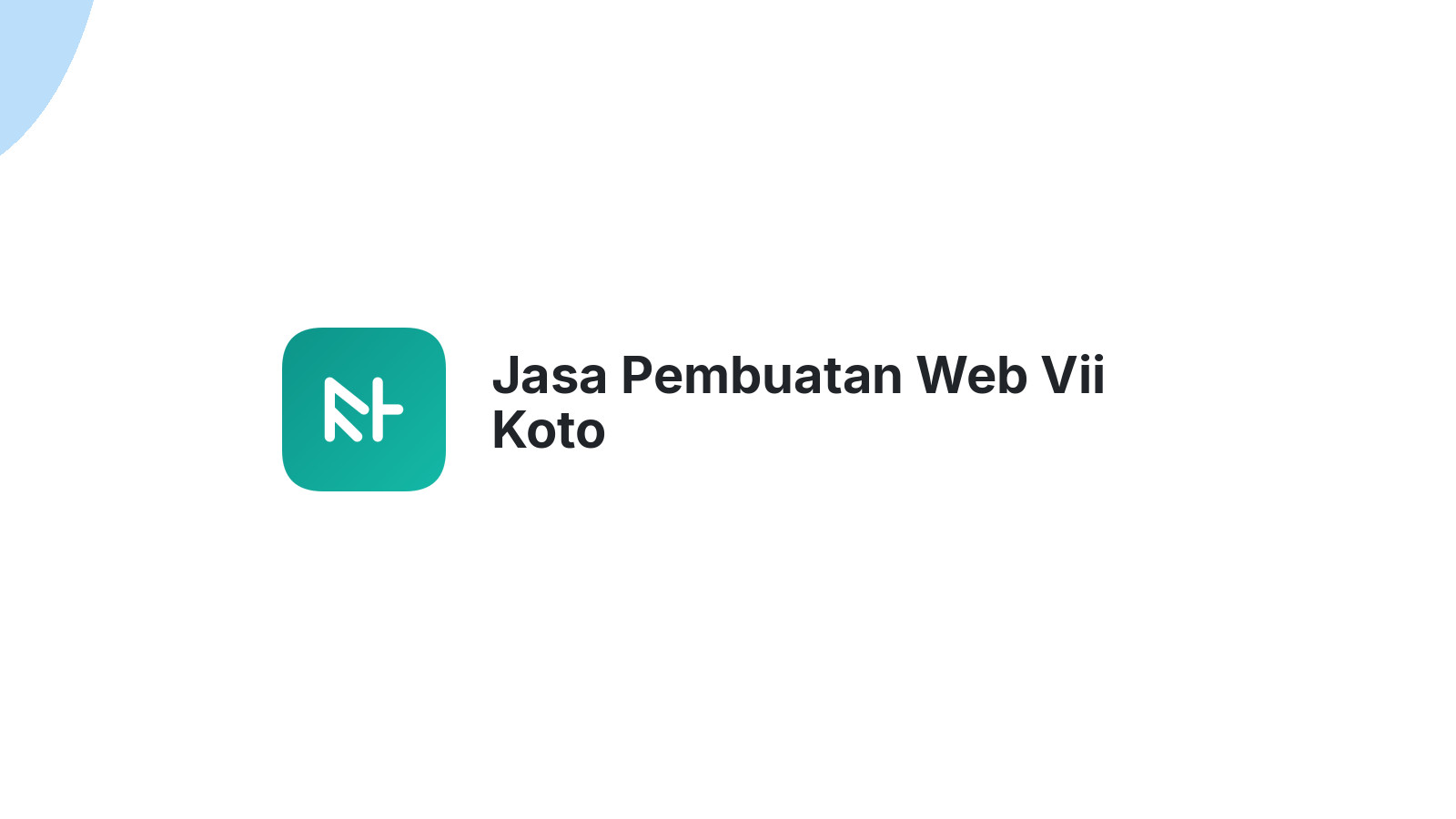 Jasa Pembuatan Web Vii Koto