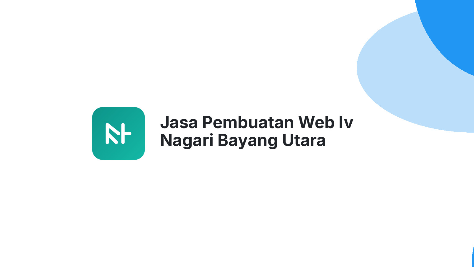 Jasa Pembuatan Web Iv Nagari Bayang Utara
