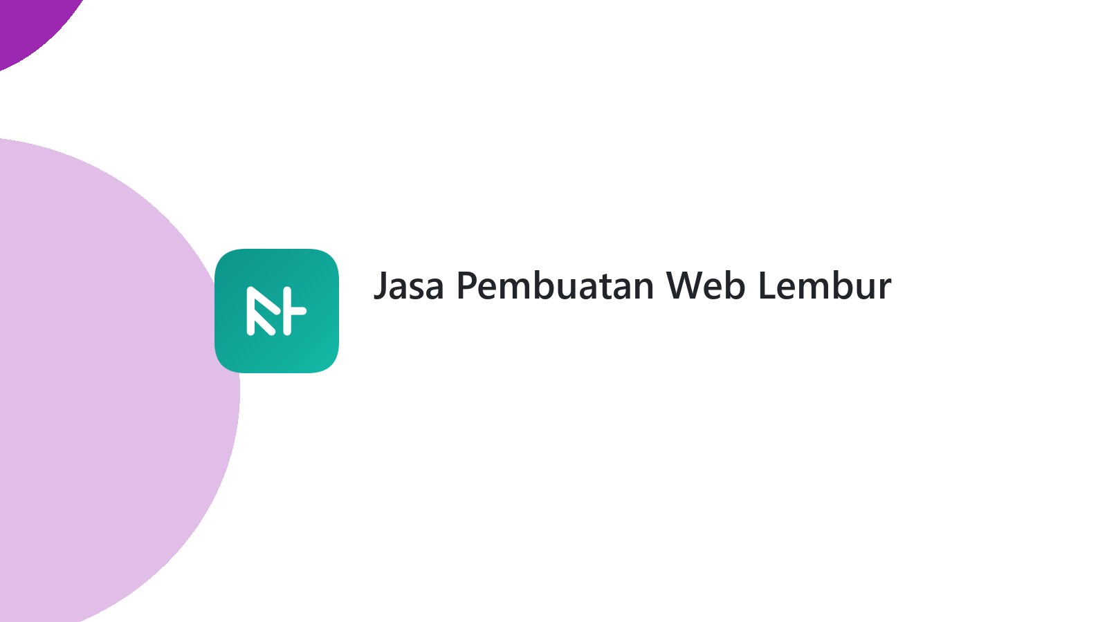 Jasa Pembuatan Web Lembur