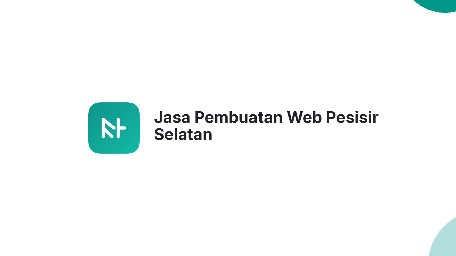 Jasa Pembuatan Web Pesisir Selatan