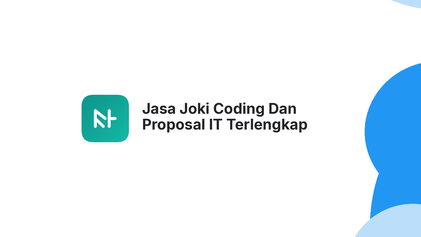Jasa Joki Coding Dan Proposal IT Terlengkap