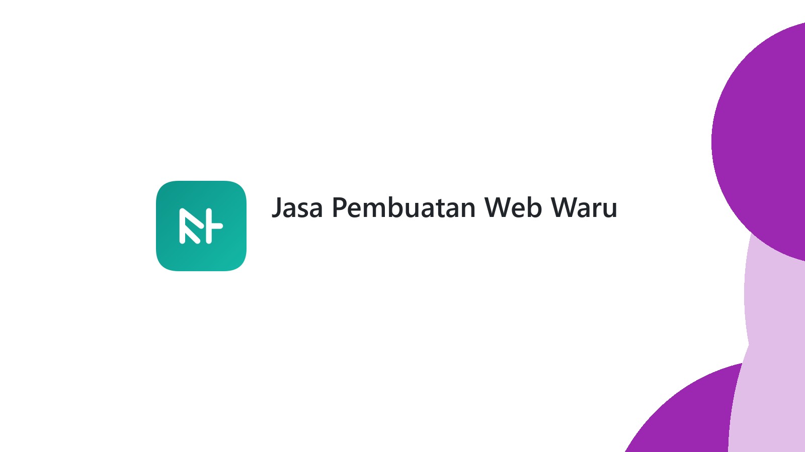 Jasa Pembuatan Web Waru