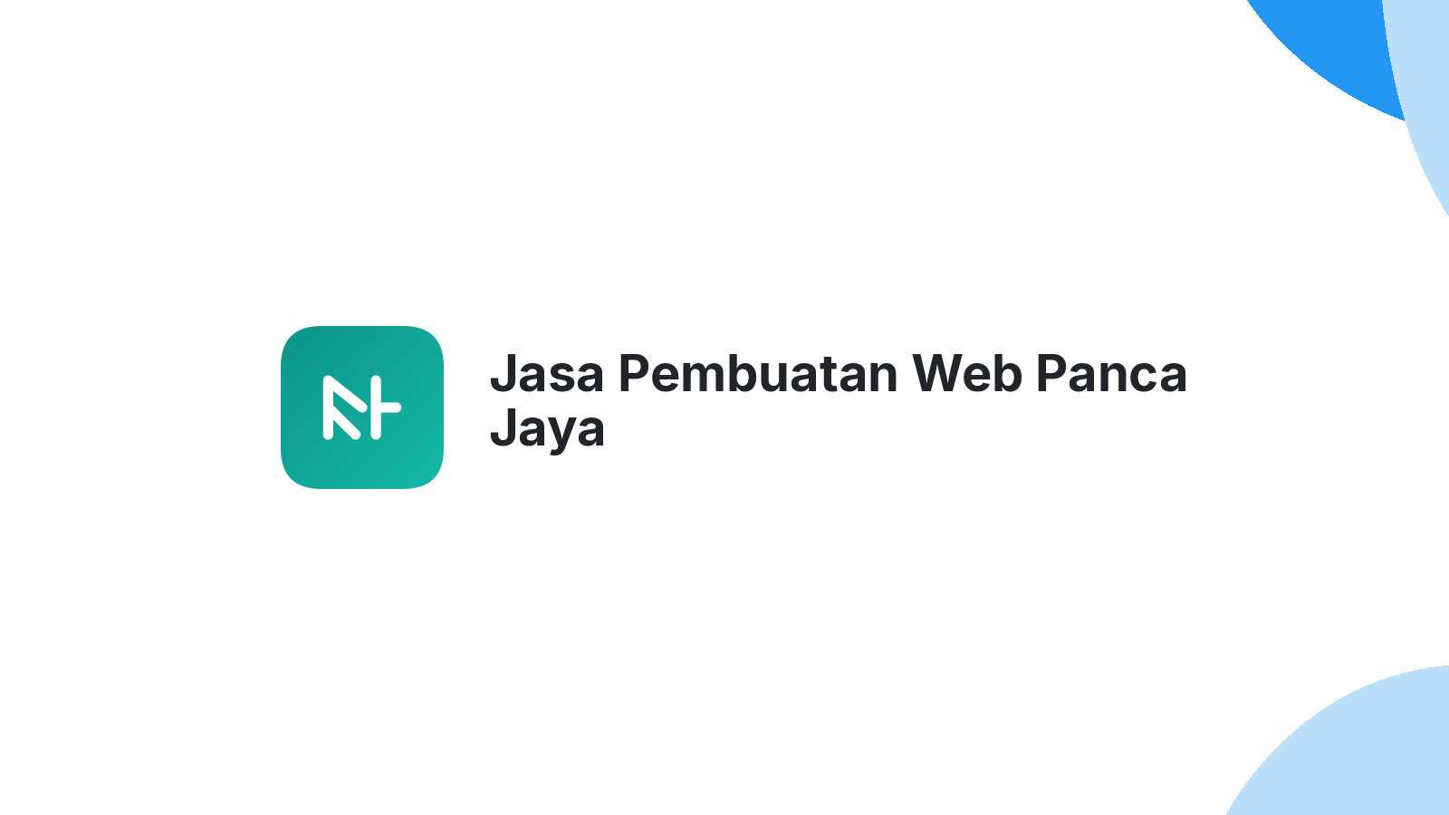 Jasa Pembuatan Web Panca Jaya