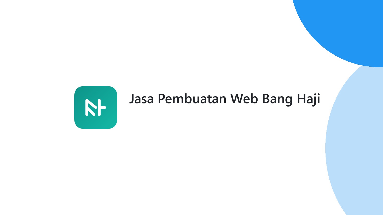 Jasa Pembuatan Web Bang Haji