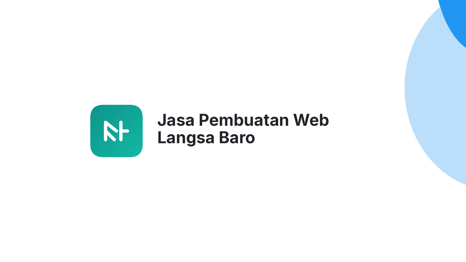 Jasa Pembuatan Web Langsa Baro