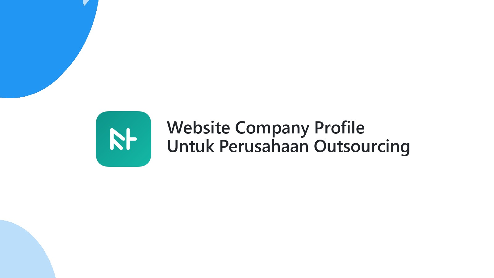 Website Company Profile Untuk Perusahaan Outsourcing