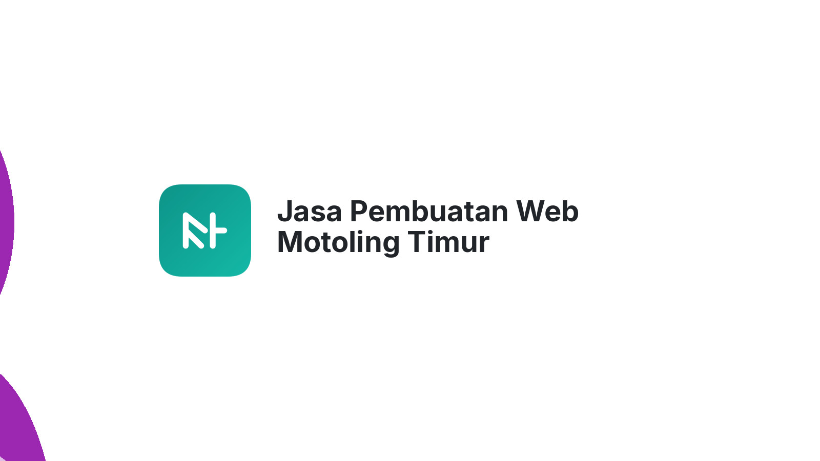 Jasa Pembuatan Web Motoling Timur
