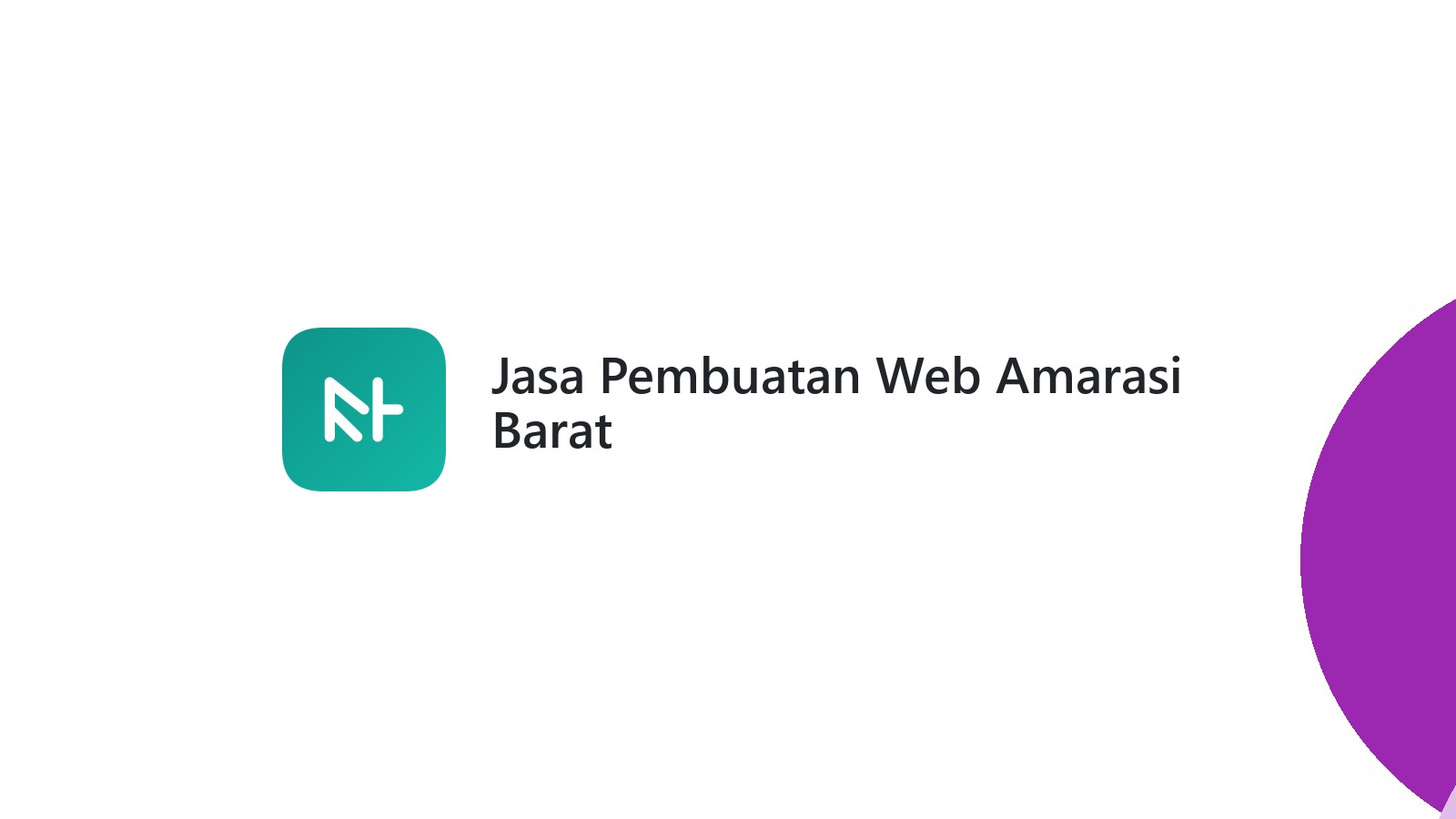 Jasa Pembuatan Web Amarasi Barat