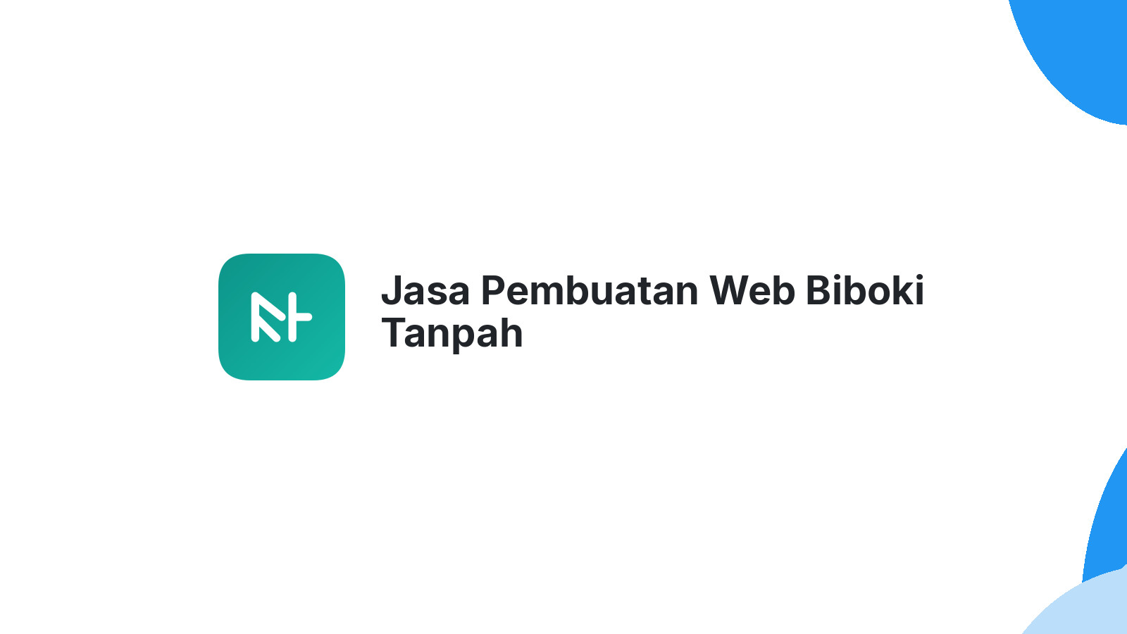 Jasa Pembuatan Web Biboki Tanpah