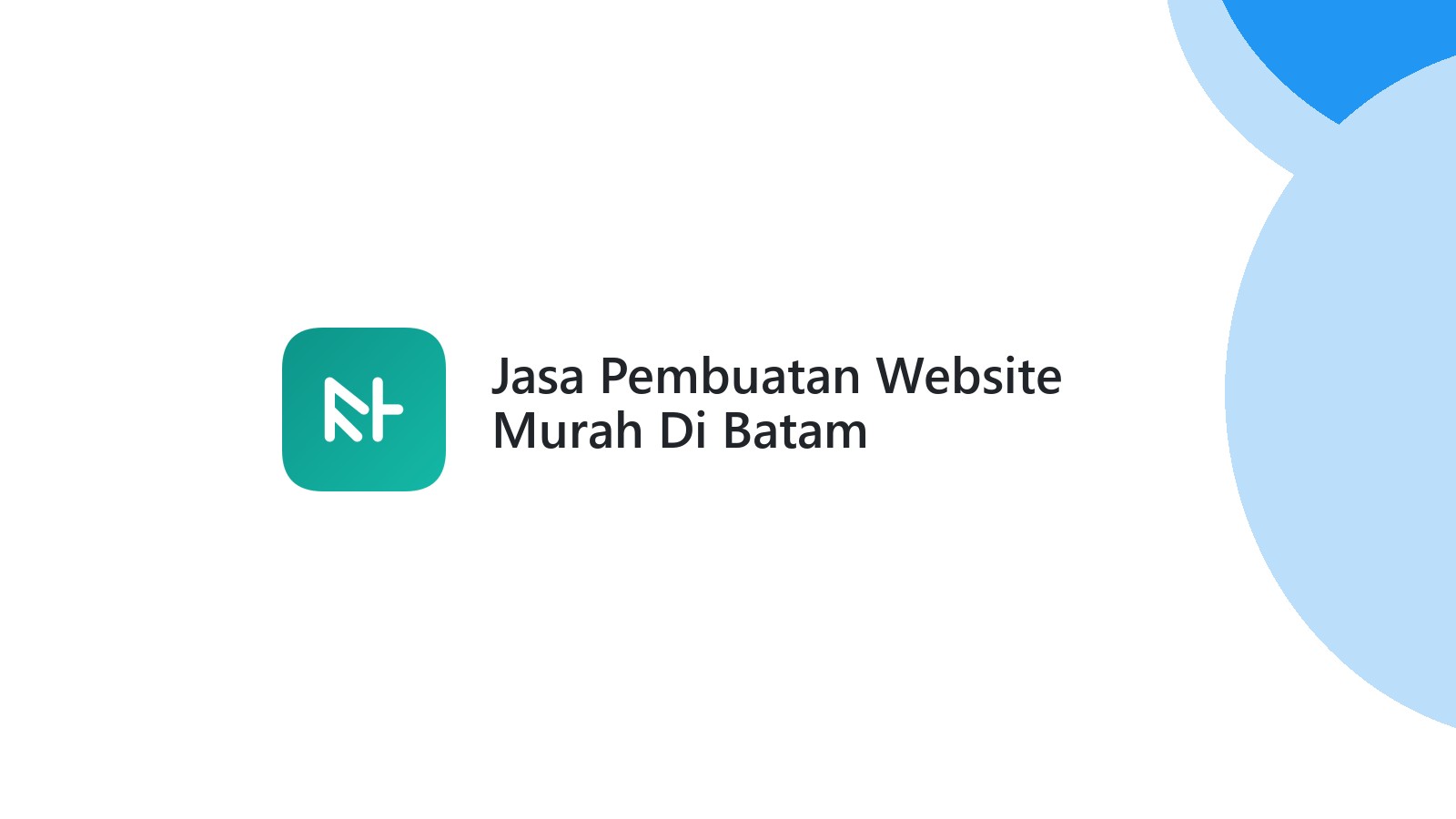 Jasa Pembuatan Website Murah Di Batam