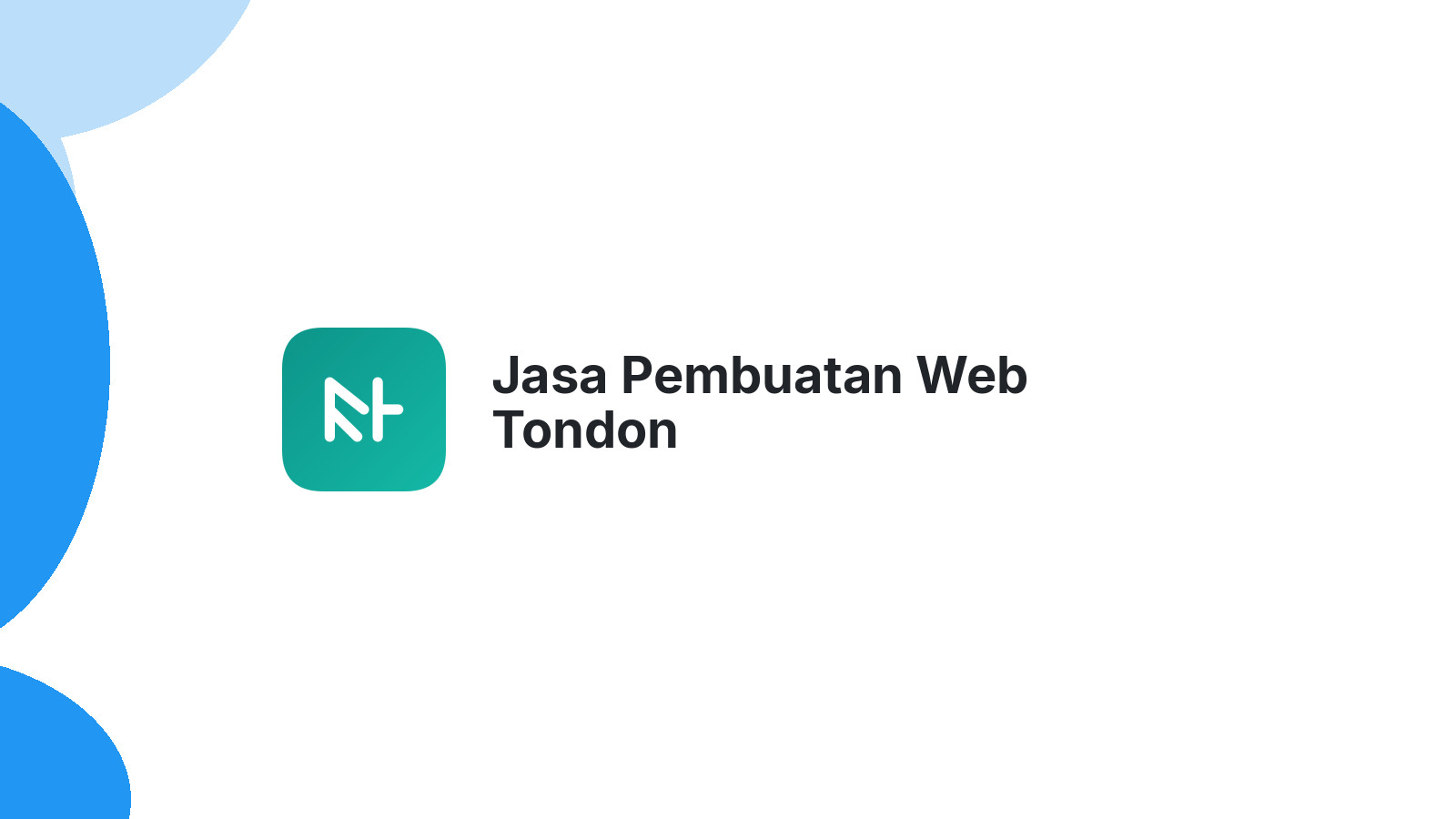 Jasa Pembuatan Web Tondon