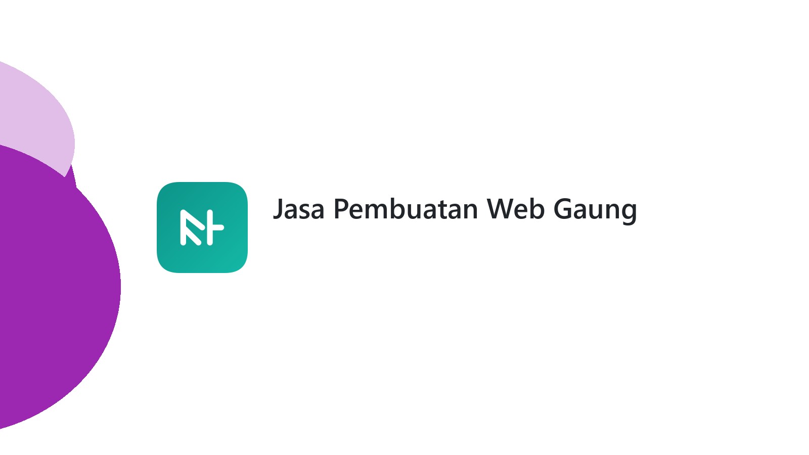 Jasa Pembuatan Web Gaung