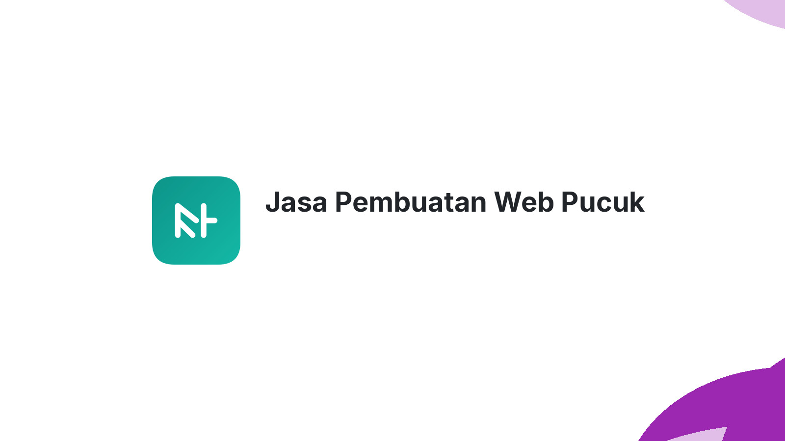 Jasa Pembuatan Web Pucuk