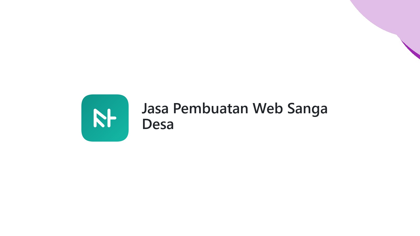 Jasa Pembuatan Web Sanga Desa