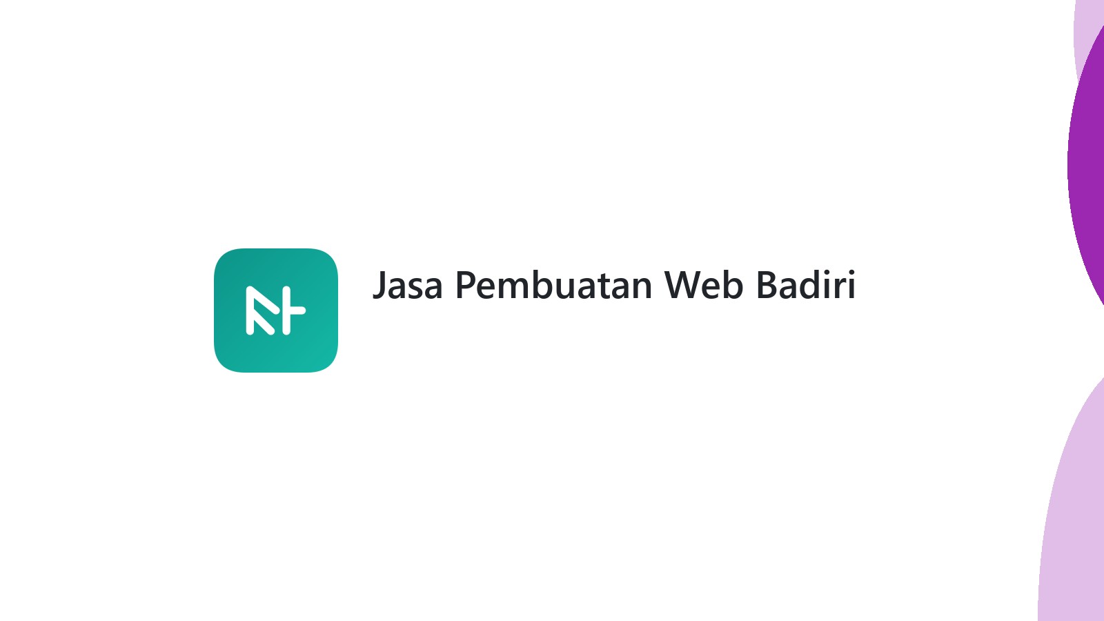 Jasa Pembuatan Web Badiri