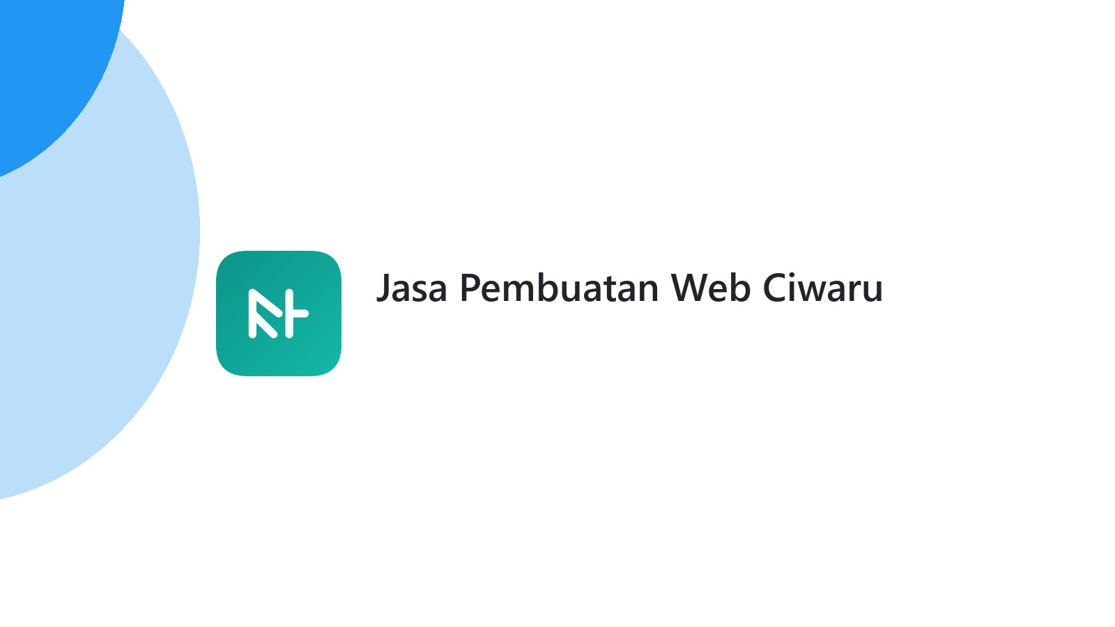 Jasa Pembuatan Web Ciwaru