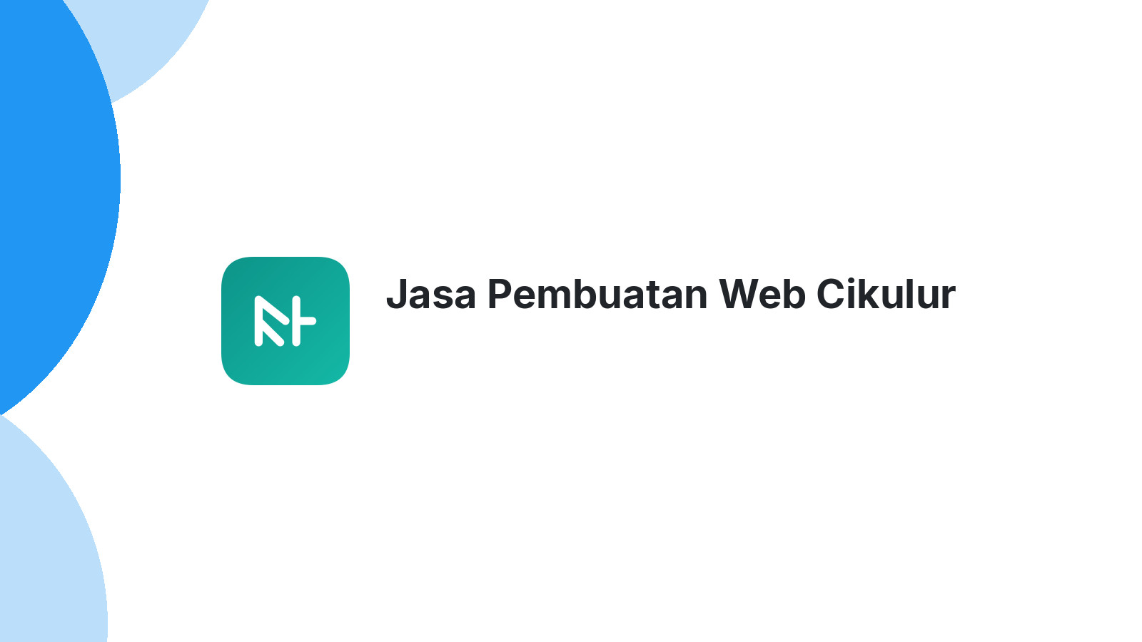 Jasa Pembuatan Web Cikulur