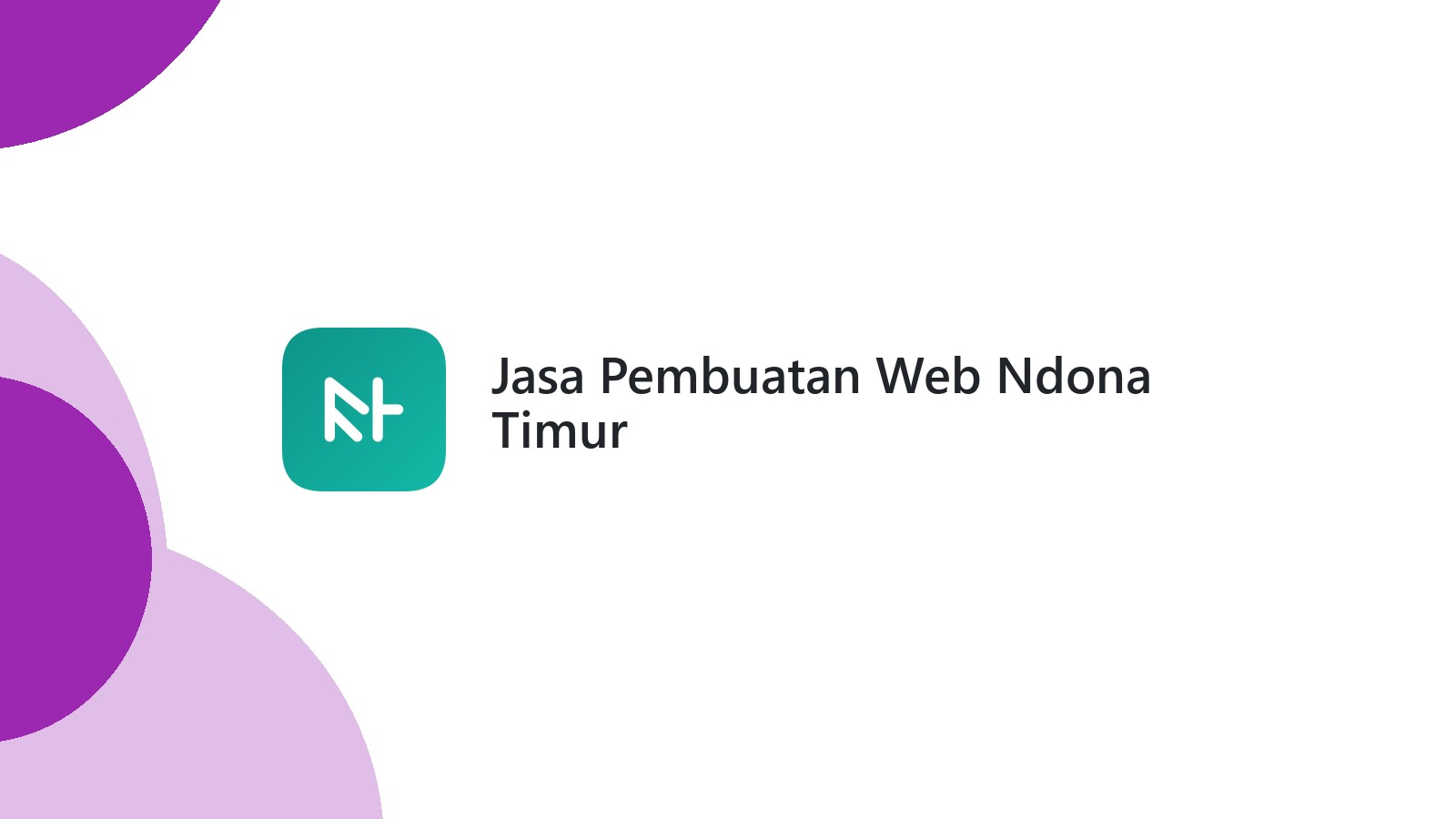 Jasa Pembuatan Web Ndona Timur
