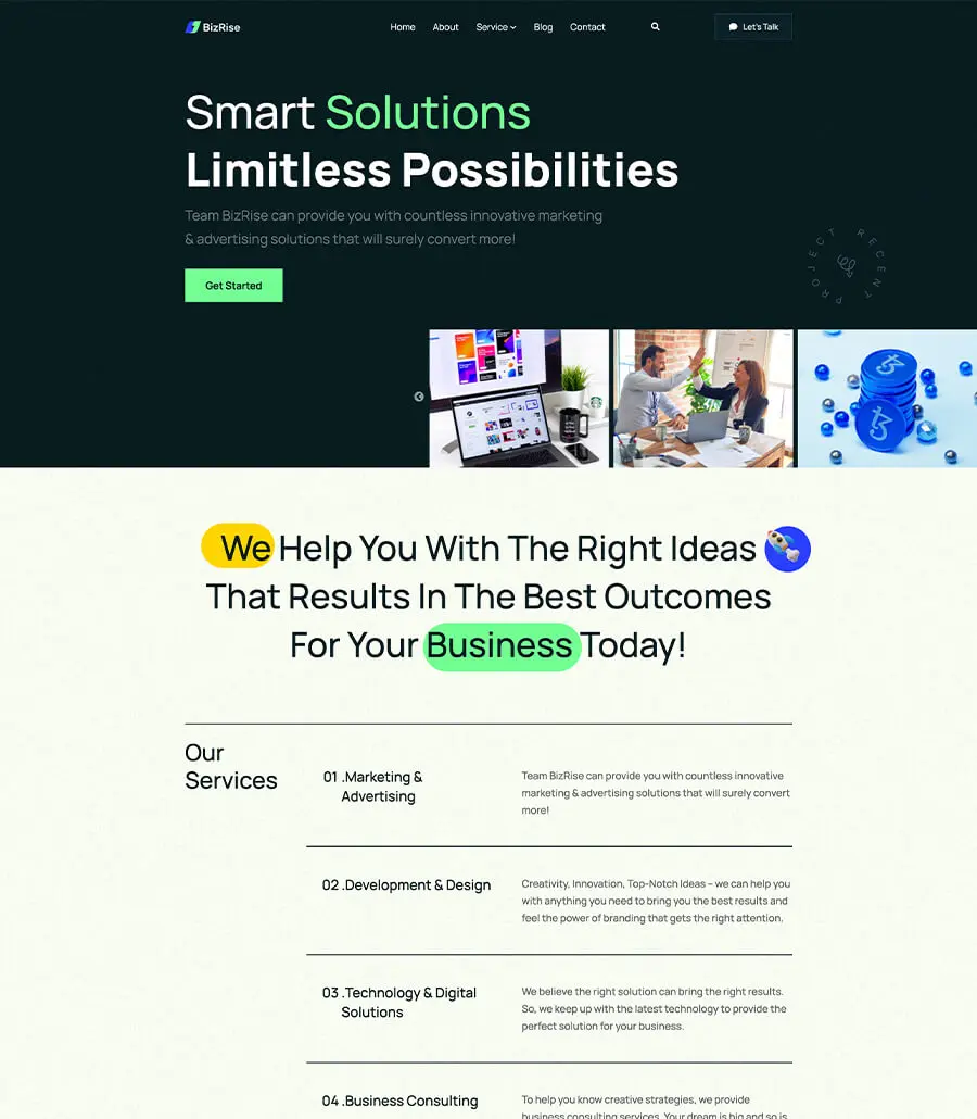 Bizrise Elementor Multipurpose