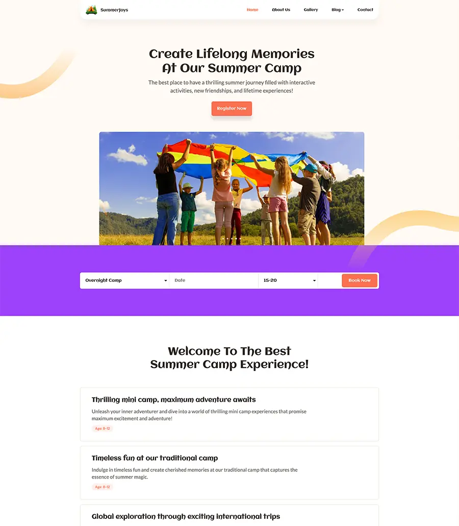 Summerjoy Summer Camp