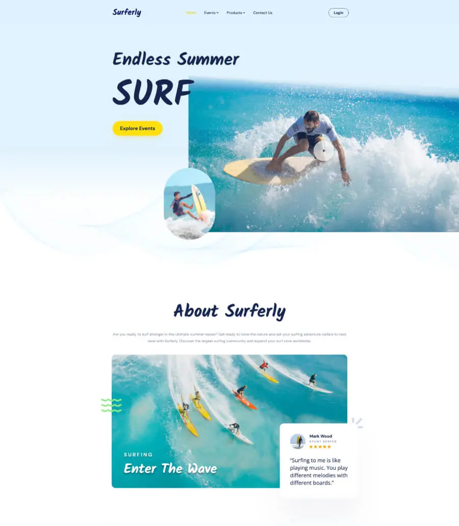 Surferly Surfing